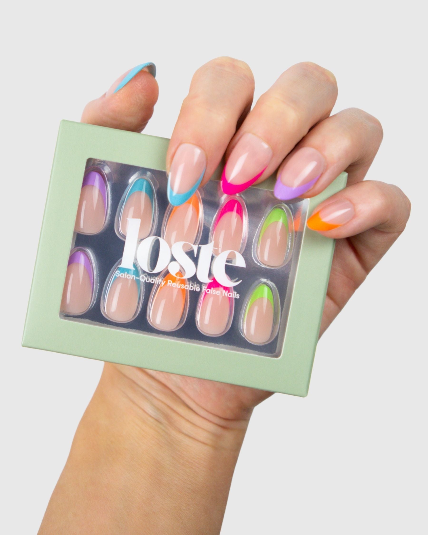 Loste-multi-colour-french-False-Nails.jpg