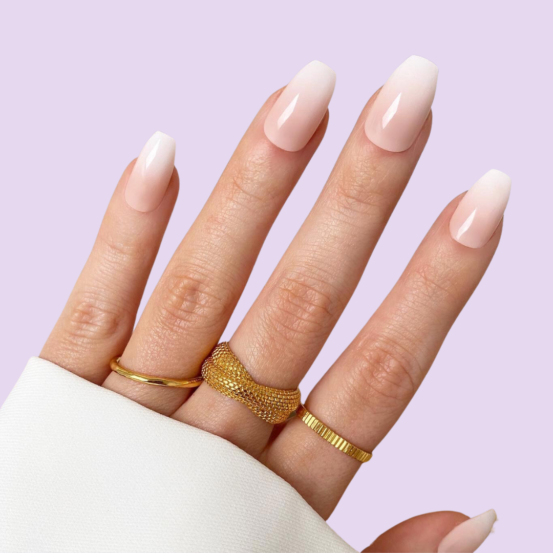 nude false nails 