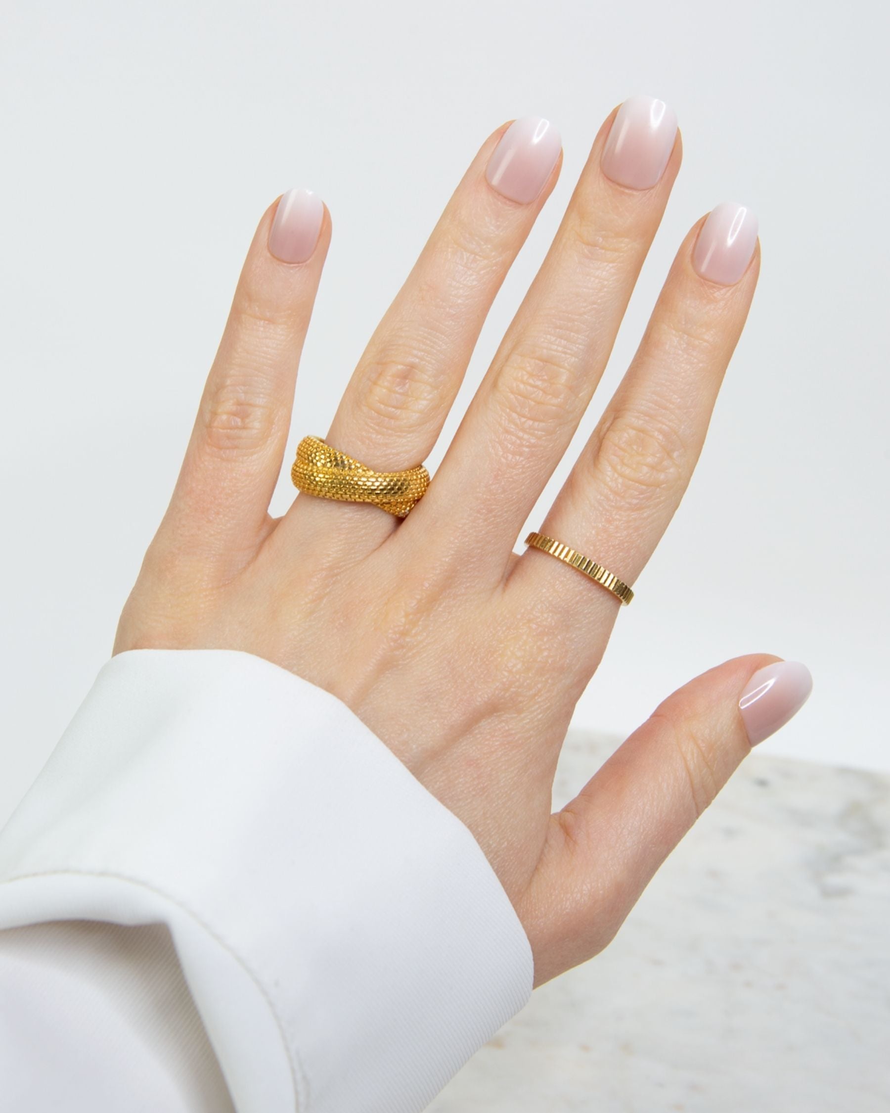 Loste press-on nails super short French melt