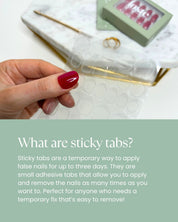 press on nail adhesive tabs