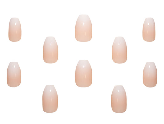 french tip fake nails with glue